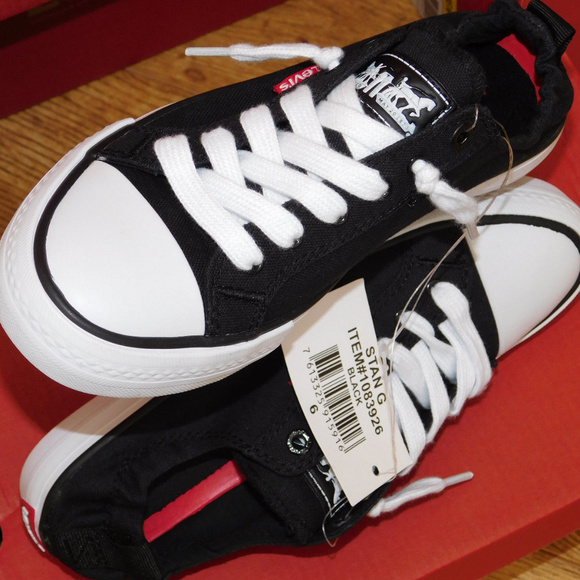 Levi's Ladies Stan G Denim Canvas Sneakers - Picture 7 of 8